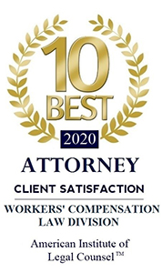 10 Best Attorney Client Satisfaction Workers' Compensation Law Division